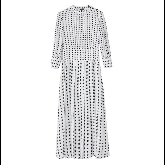 massimo dutti polka dot dress